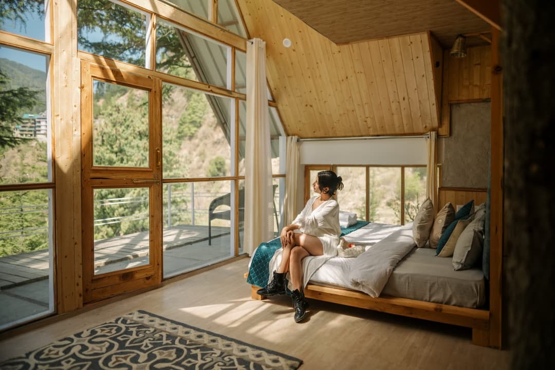 A‑Frame Glass Treehouse Cabins