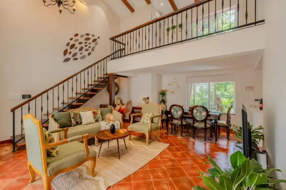 3 BHK Duplex in Assagao | Private Jacuzzi & Pool Access