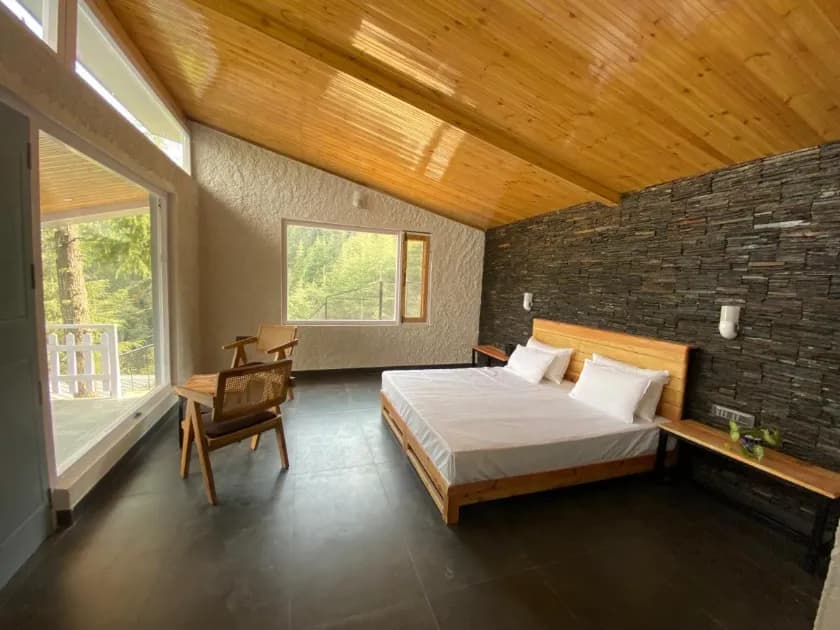 Elegant Rooms with Balcony & Himalayan View